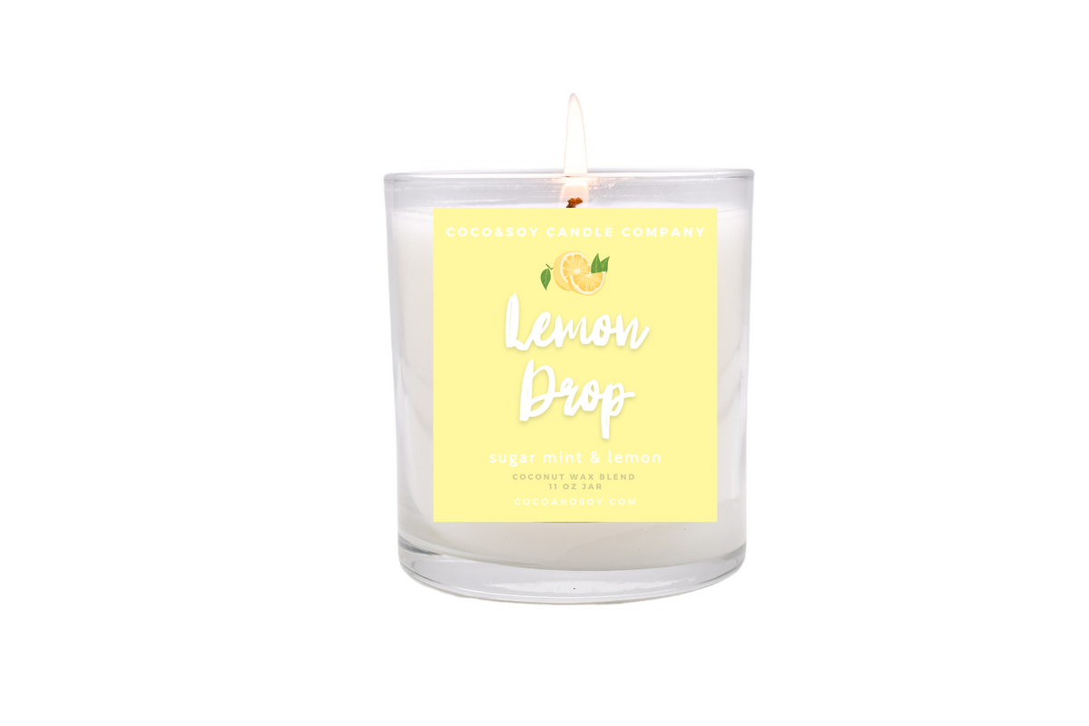 Lemon Coconut Soy Candle 