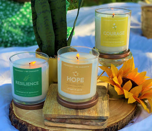 Courage Aromatherapy Candles + Wax Melts