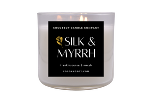 Silk & Myrrh Wax Melt & Candles