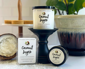 Coconut Sugar Candles + Wax Melts