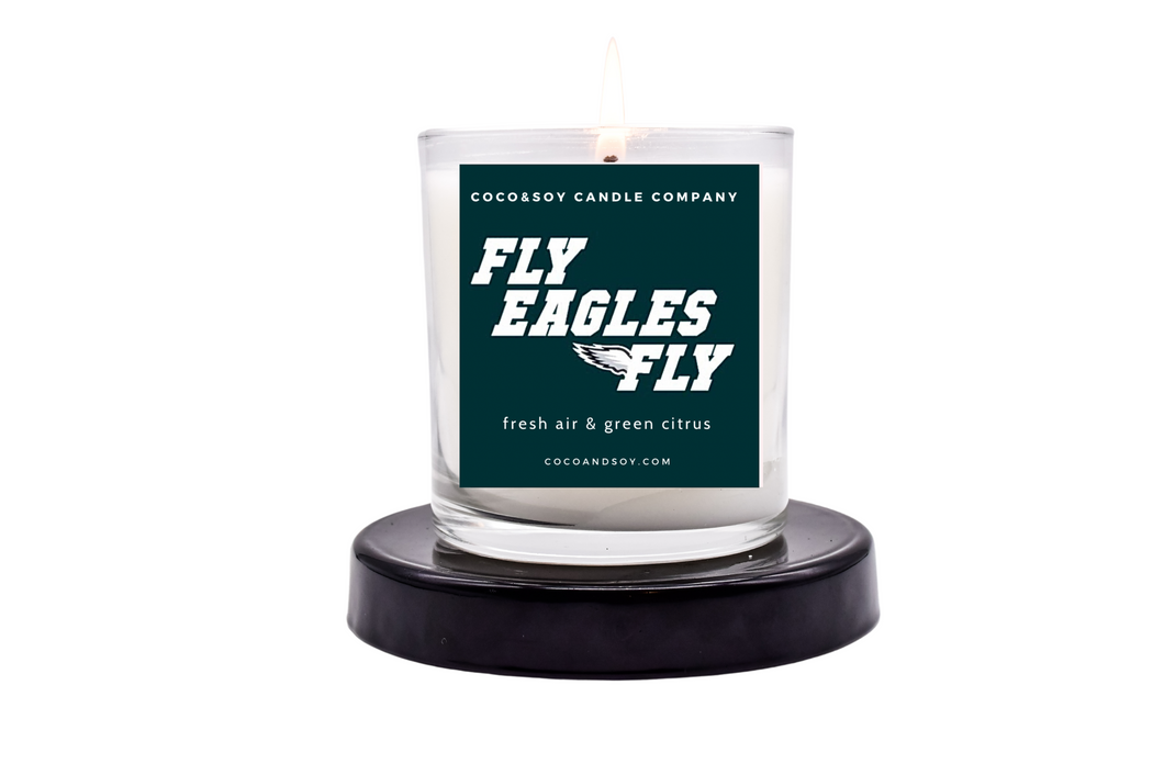 Fly Eagles Fly Candle (Super Bowl Eagles)