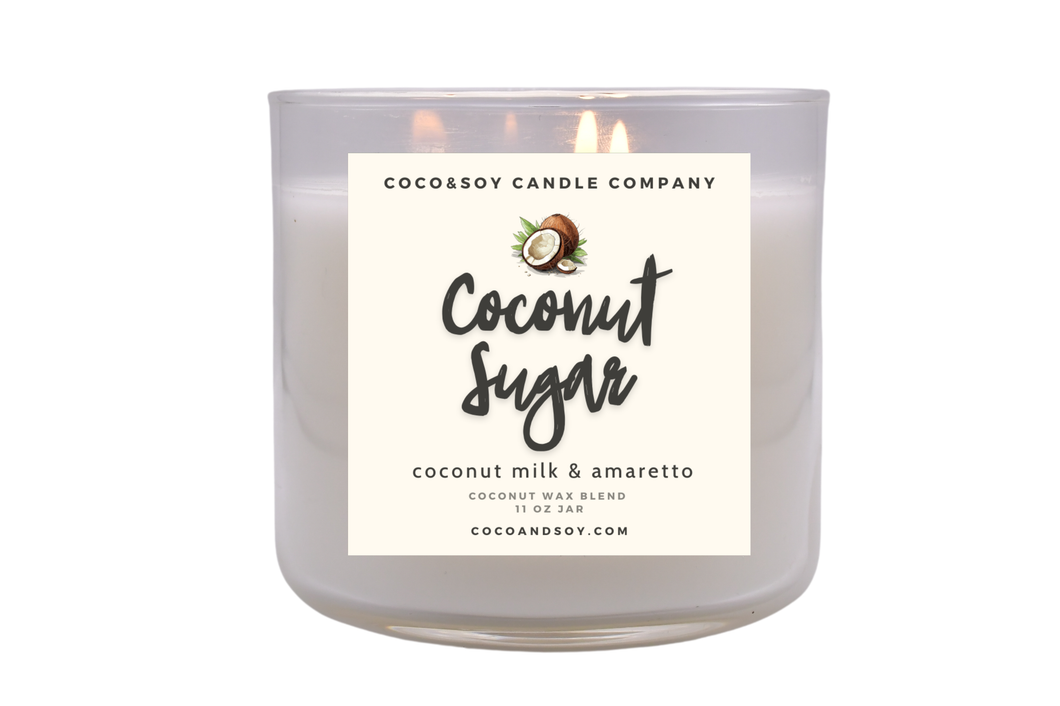 Coconut Sugar Candles + Wax Melts