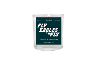 Fly Eagles Fly Candle (Super Bowl Eagles)