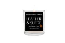Load image into Gallery viewer, Leather &amp; Suede Wax Melt &amp; Candles