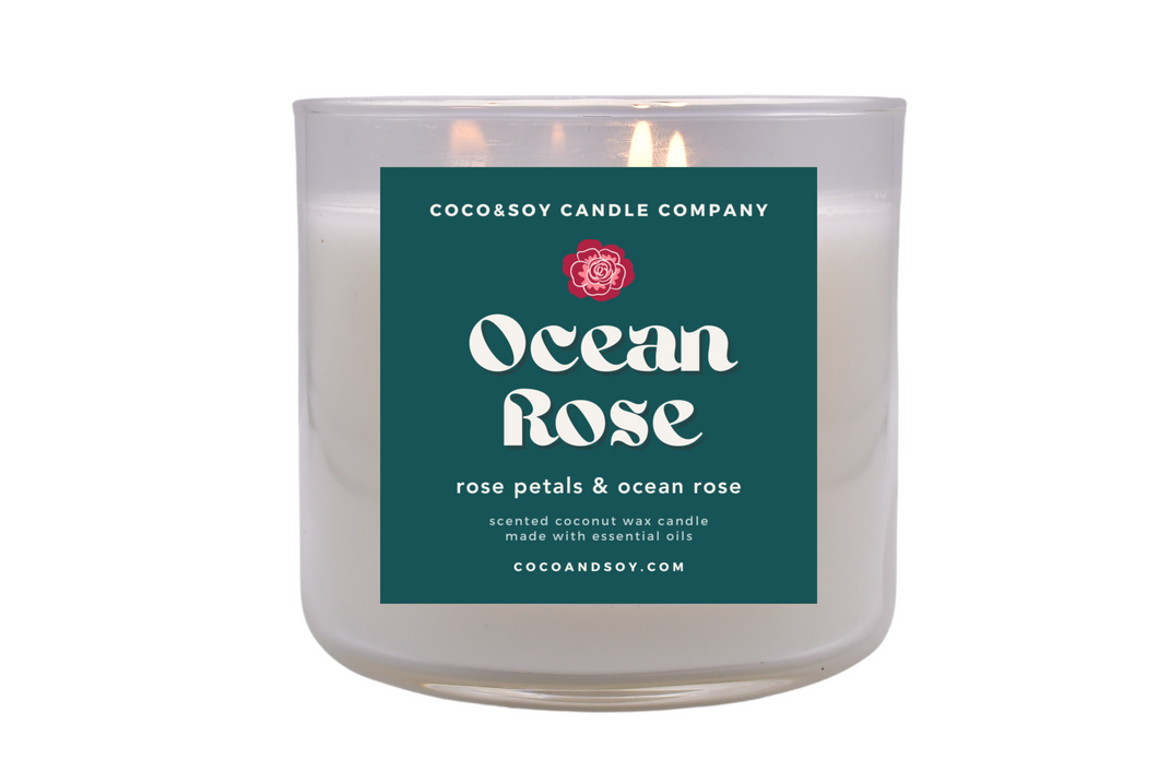 Ocean Rose Wax Melts & Candles