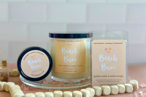 Beach Bum Candles + Wax Melts