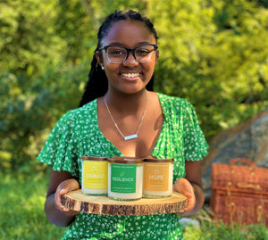 Moments of Grace: Travel Tin Candle (5% Donated)