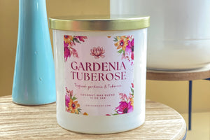 Gardenia Tuberose Wax Melts & Candles