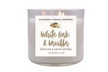 Load image into Gallery viewer, White Oak &amp; Vanilla Candles + Wax Melts