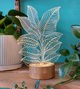 Heliconia Plant Lamp